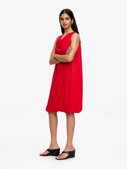 Vestido globo drapeado - H&m фото 4