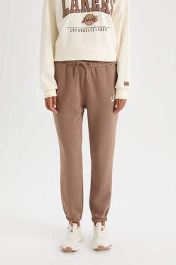 DeFactoFit НБА Лос-Анджелес Лейкерс Стандартный крой с двумя карманами Спортивные штаны стандартного размера из плотной ткани  фото 4