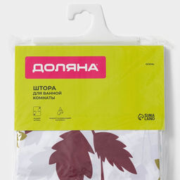 Штора для ванной Доляна «Осень», 180×180 см, EVA