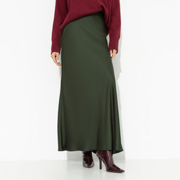 Юбка струящаяся, Мыслить иначе (green) - Charutti фото 3