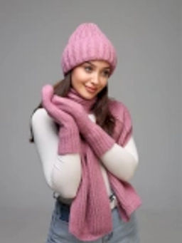 Комплект Грация new (шапка+шарф+варежки) - Tamasha фото 7
