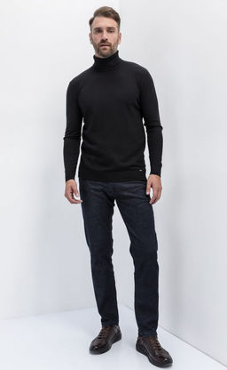 Джинсы мужские утепленные флисом P121-0152W d.blue - Primm фото 2