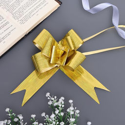 Цена за 10 шт. Бант-бабочка №5, золотой