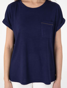 Lacivert Regular Fit Ti__rt