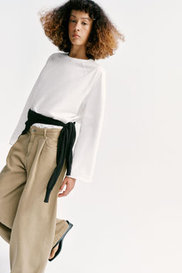 JEANS Z1975 WIDE LEG TIRO ALTO PINZAS / Arena - Zara фото 8