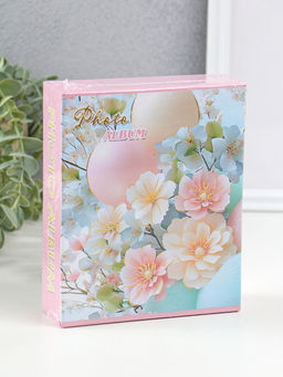 Фотоальбом на 40 фото 10х15 см "Весеннее цветение" в коробке 4,5х14х17 см