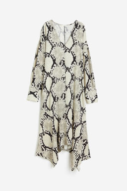 Vestido estampado de viscosa