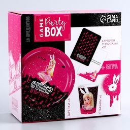 Набор бумажной посуды Супер девичник: 6 тарелок, 6 стаканов - Страна карнавалия фото 12