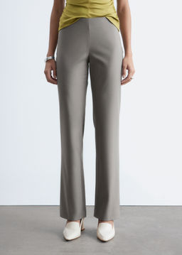 Pantalones de lana de perneras rectas - H&m фото 4