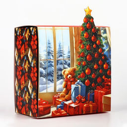 Коробка подарочная новогодняя складная «Сказочного Нового года», 15 х 15 х 8 см