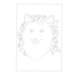 Скетчинг акварелью «Животные в цветах»