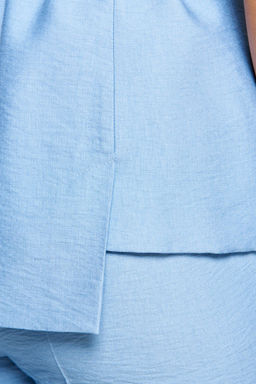 Костюм 6334 голубой, Брюки, Жакет - Beautiful and free фото 9