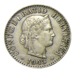 20 раппенов 1943 года Швейцария