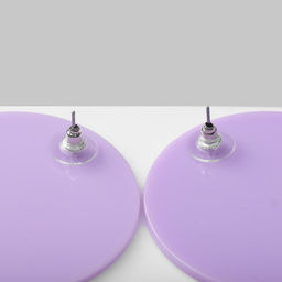 Серьги акрил Атмосфера соло, цвет сиреневый - Queen fair фото 3