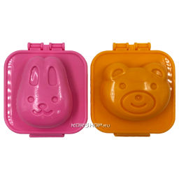 Контейнер для вареных яиц желтый, розовый (2 шт.), Япония