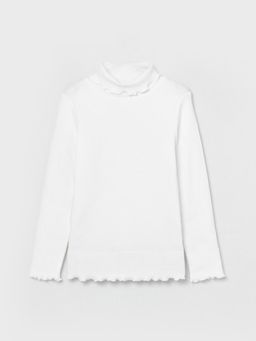 CRB wear/CWKG 63029-21 Водолазка для девочки, экрю/Ex.Cherubino