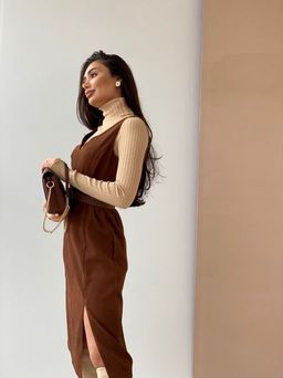 Сарафан базовый с разрезом - Martichelli фото 3