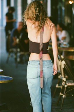 CHOKER TIE WAISTCOAT TOP - Zara фото 3