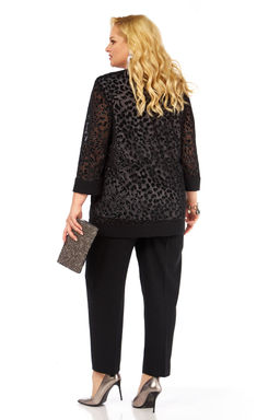 Костюм Элль стиль 2435 черный  фото 2