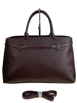 Женская сумка из искусственной кожи, цвет шоколад - Greta фото 2