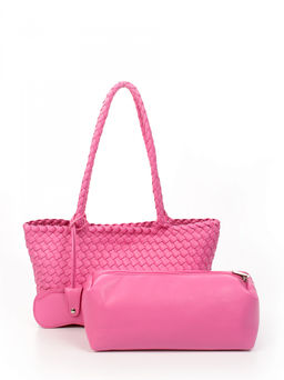 LACCOMA сумка СУ1056-фуксия эко кожа хлопок