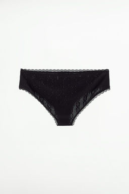 POINTELLE BRIEFS WITH LACE TRIM - Zara фото 11