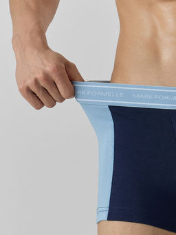 Цена за 2 штуки! Трусы боксеры мужские синие - Mark formelle фото 4