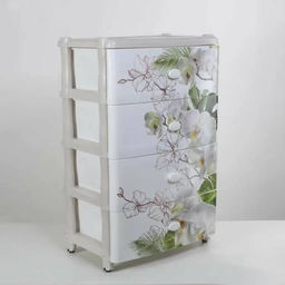 Комод широкий "Орхидеи" 4-х секц. М2638