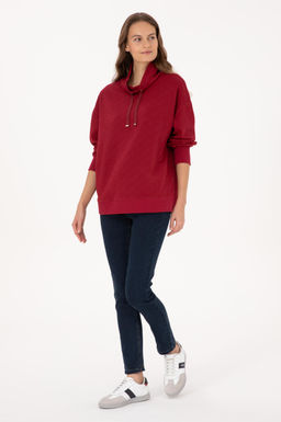 Kad_n Bordo Sweatshirt - U.s. polo assn фото 4