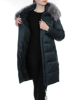 352 DK. GRAY Пальто зимнее с чернобуркой OMMEITT - Fashion фото 8