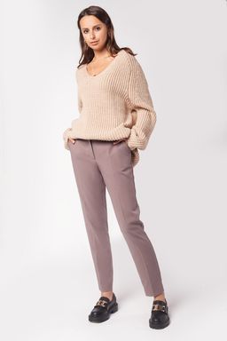 Брюки дудочки из эластичной поливискозы - Vilatte фото 4