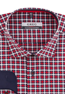 Сорочка мужская длинный рукав GREG 265/139/238/Z/1