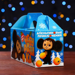 Цена за 5 шт. Подарочная коробка Чебурашка, 25 х 9,5 х 11 см - Simaland фото 4