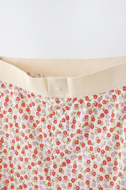 6-14 YEARS/ PYJAMAS WITH FLORAL PRINT - Zara фото 7