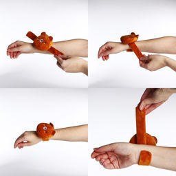 Кошелёк-браслет на молнии, рыжий