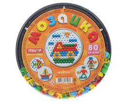 Стеллар. Мозаика арт.01033 (диаметр 13 мм/80 дет.), круглая коробка /18