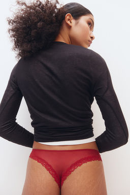 Pack de 3 bragas Brazilian de encaje - H&m фото 3