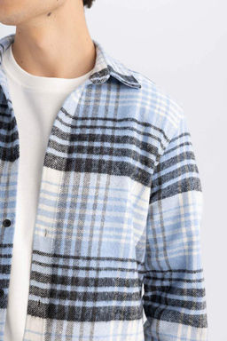 Рубашка Lumberjack с длинным рукавом в клетку стандартного кроя - Defacto фото 5