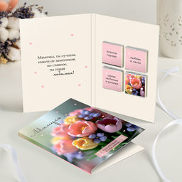 Открытка 4 шоколадки Мамуля (спасибо за всё, я люблю тебя) - 8 чудо фото 3