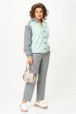 Костюм Aira Style 24231 мятно-серый