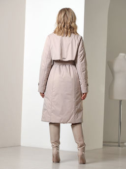 Пальто дем. бежевый - Dizzyway фото 11