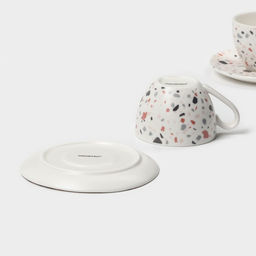 Набор чайный фарфоровый Magistro Terazzo, 4 предмета: 2 чашки 150 мл, 2 блюдца d=12,5 см фото 8