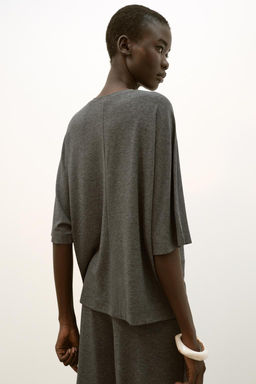OVERSIZE FLOWING T-SHIRT - Zara фото 18