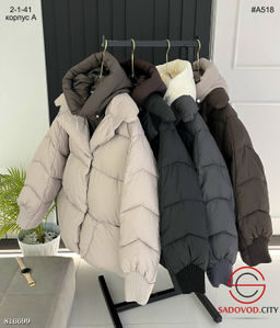 Зимняя женская дутая куртка с капюшоном - Bruno фото 5