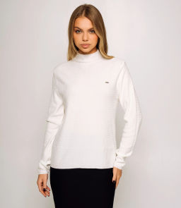 Водолазка #КТ33339, молочный