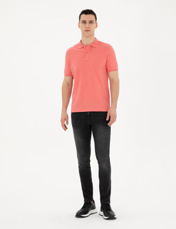 Pembe Slim Fit Basic Ti__rt
