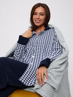 Пижама женская из футера Салли синий - Амадэль фото 31