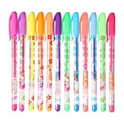 Набор гелевых ручек, 24 цвета, металлик, корпус с рисунком, в блистере на кнопке - Calligrata фото 4