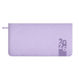 Еженедельник датированный 2026 ESCALADA, 170х88 мм, 64 л., арт. 70383/ 40 ДЖУТ СИРЕНЕВЫЙ