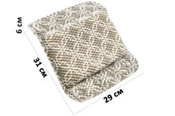 Подушка для ванны 31*29*6 см на 8 присосках, серая - Elan gallery фото 8